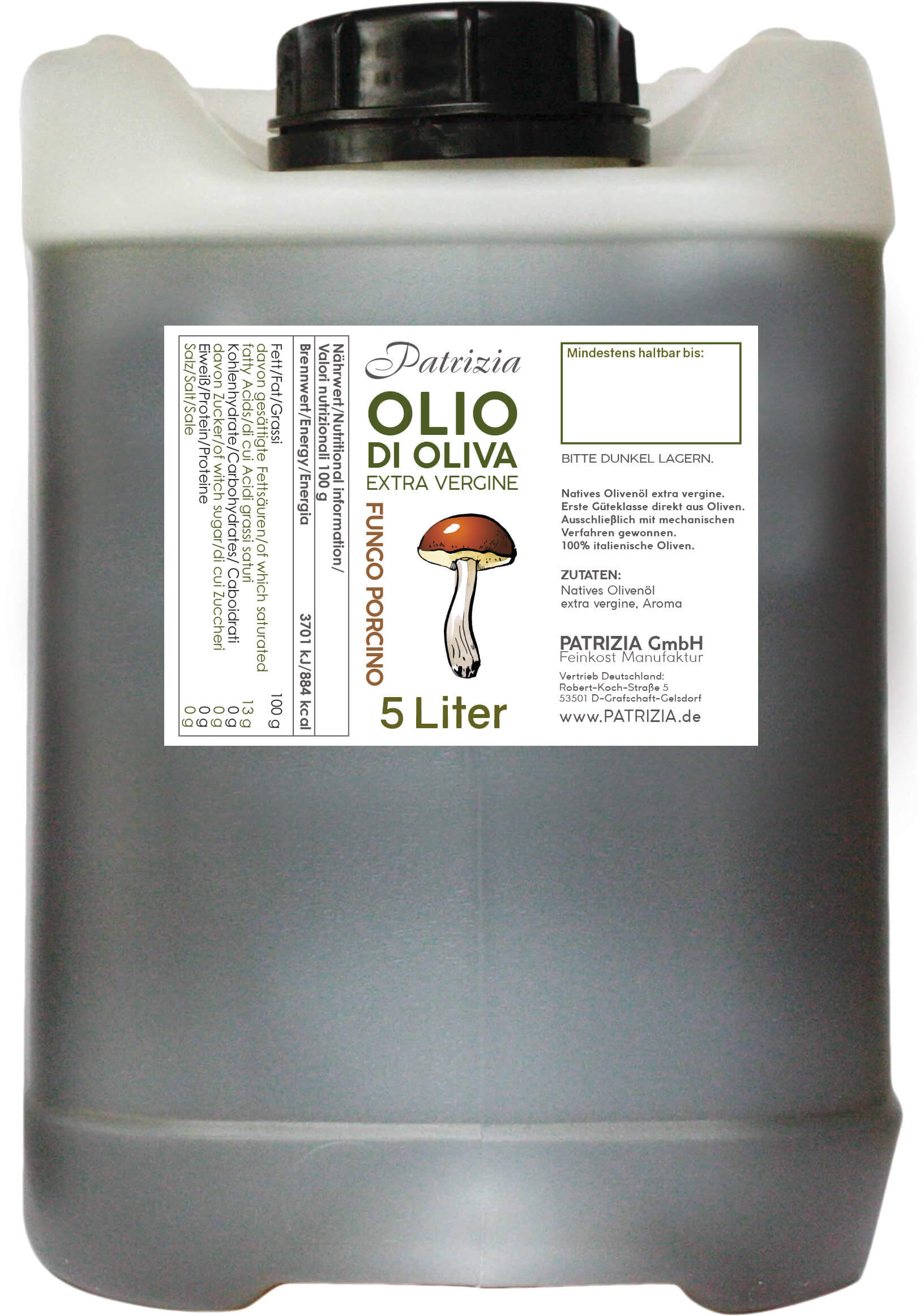 Olivenöl Steinpilz - 5 l Kanister