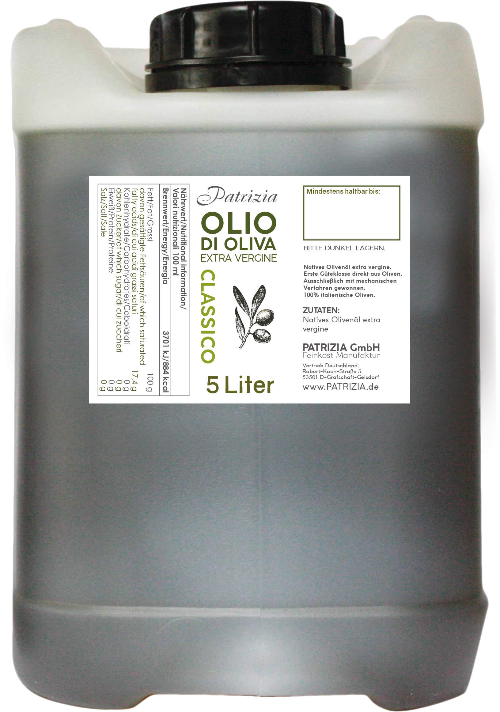 Olivenöl Classico - 5 l Kanister